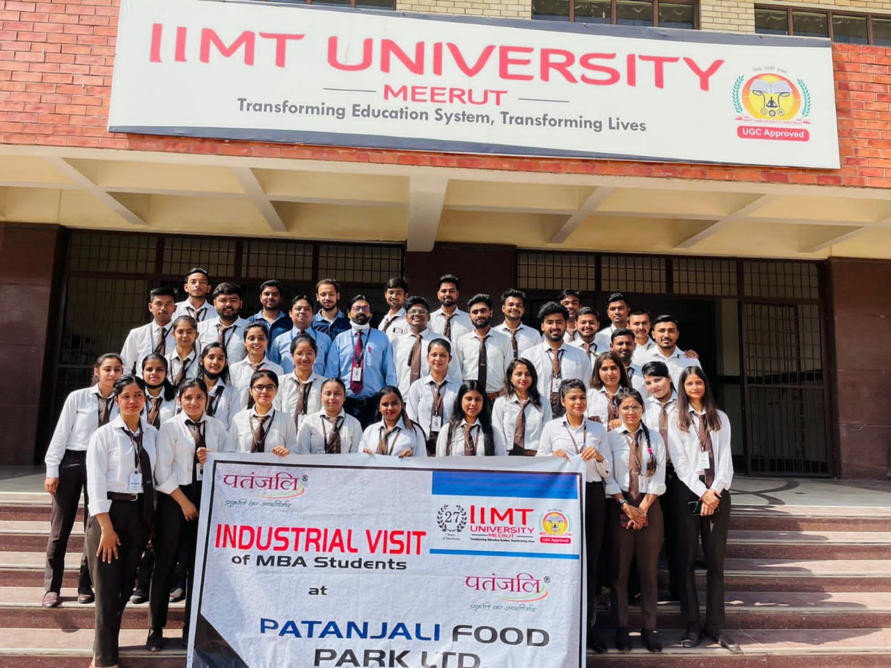 IIMT स्टूडेंट का औद्योगिक भ्रमण
