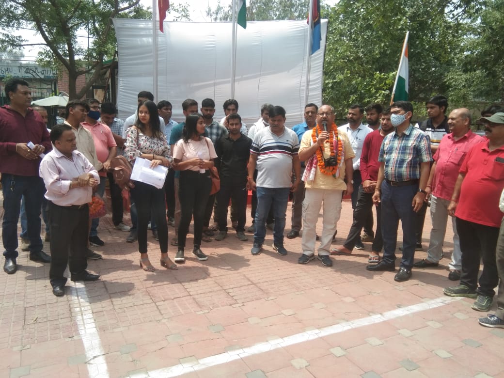 CCSU की क्रांति यात्रा का दिल्ली में स्वागत