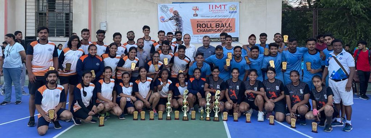 IIMT में रोलर बॉल प्रतियोगिता का सफल आयोजन