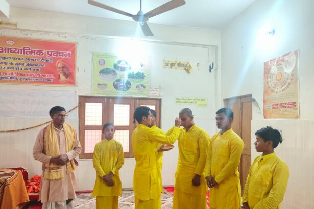 प्रभात आश्रम में हर्ष की लहर