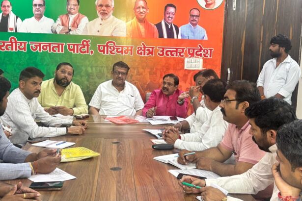 भाजपा की तैयारियों पर बैठक में चर्चा