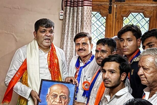 आशीष पटेल का किया स्वागत