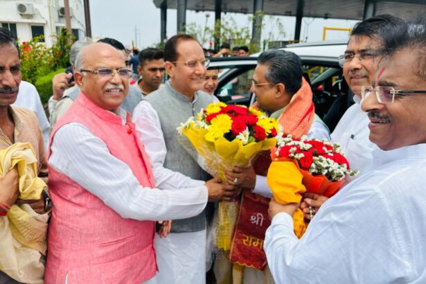मेरठ: भाजपा महामंत्री सुनील बंसल का स्वागत