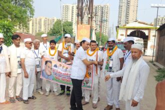 कांग्रेस की पद यात्रा का स्वागत