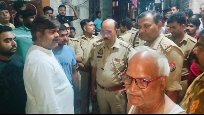 भैस काटने पर मचा बवाल