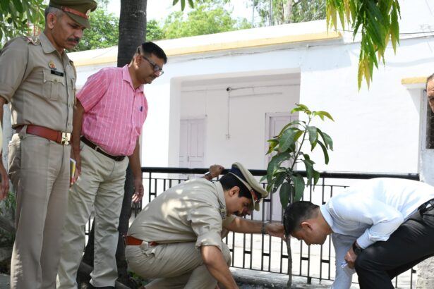 DIG ने खुद लगाया पौधा