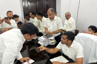 कांग्रेस ने किया GIS का विरोध