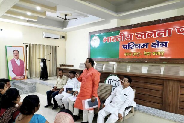 भाजपा पार्षदों को दी टिप्स