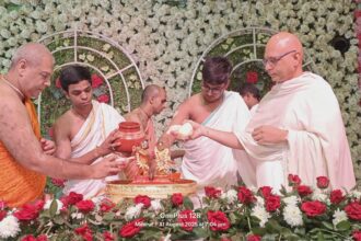 इस्कॉन मंदिर में राधा अष्टमी
