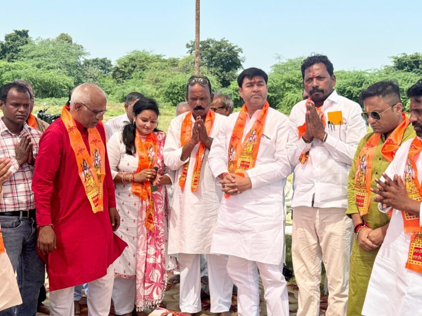 श्रीराम लीला का भूमि पूजन