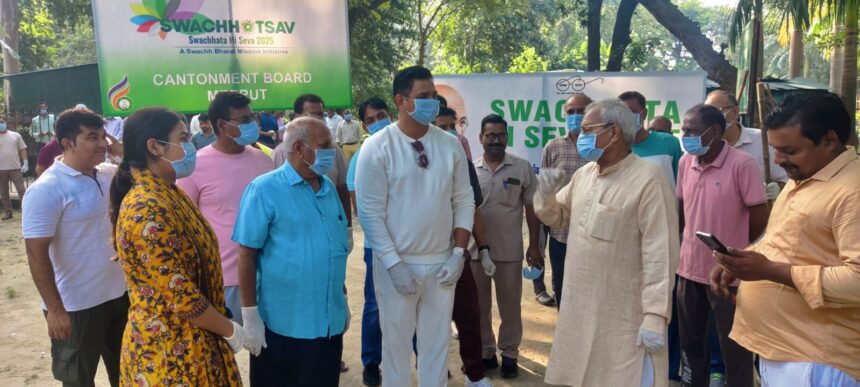 कैंट बोर्ड के स्वच्छता अभियान