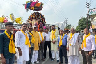 भगवान विश्वकर्मा की शोभायात्रा