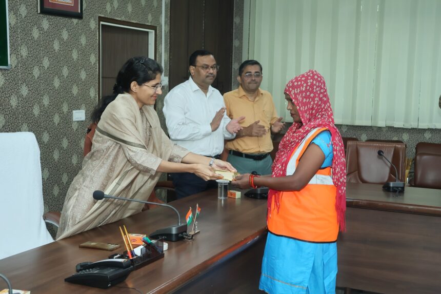 एमडी ने दिया स्वच्छता का संदेश