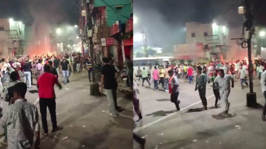 कटक में उप्रदव पुलिस लाठीचार्ज