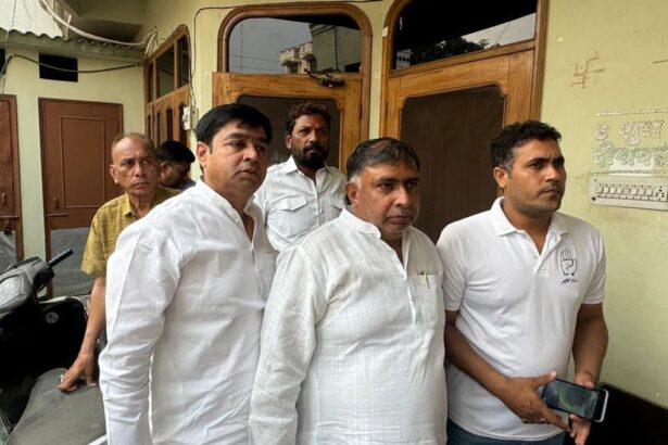 सत्यम के घर पहुंचे कांग्रेस व भाजपा नेता