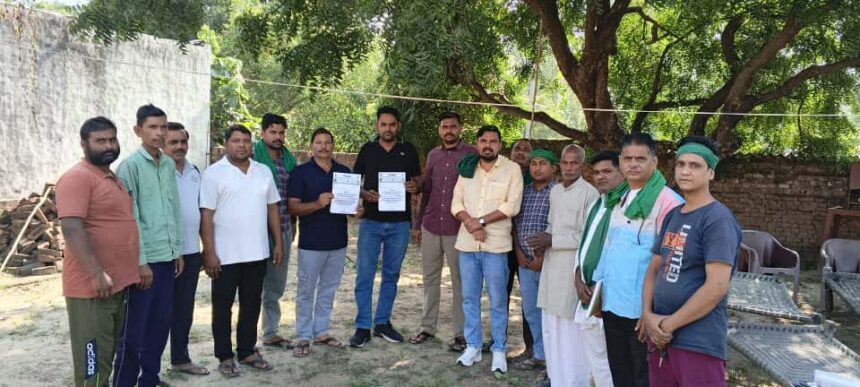 किसान परेशान निखिल राज गरजे