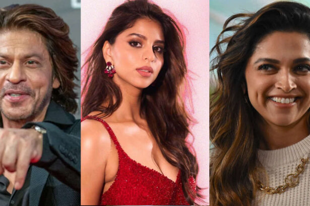 शाहरूख सुहाना और दीपिका एक साथ