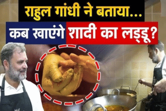 लड्डू बनाकर मनाई राहुल ने दीपावली