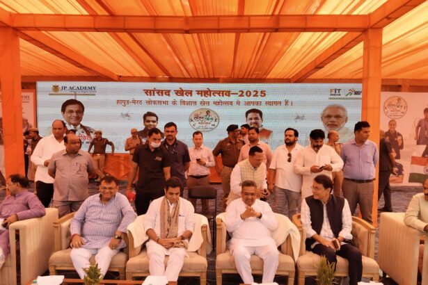 सांसद खेल महोत्सव का शुभारंभ