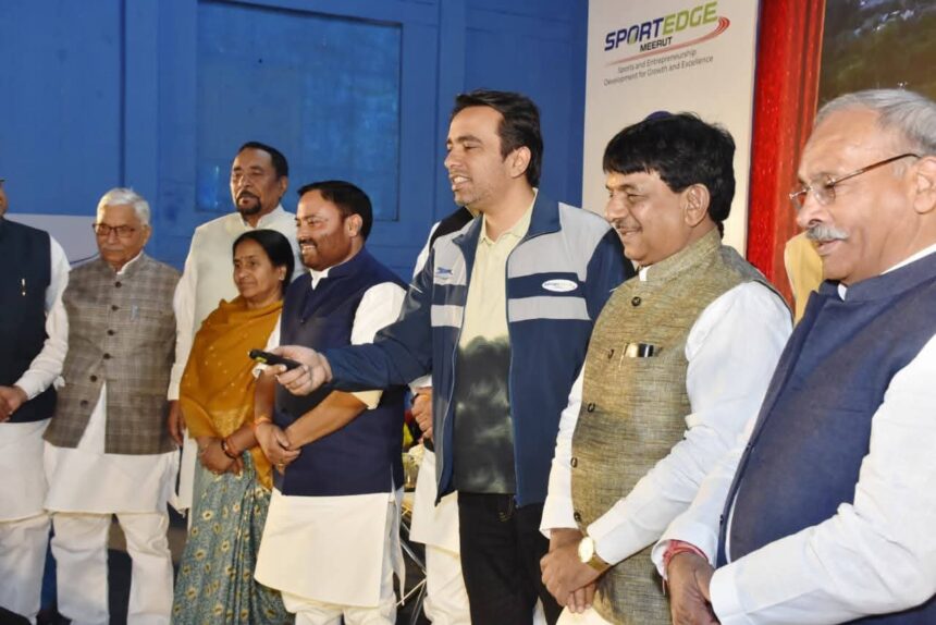 मेरठ पहुंचे मंत्री जयंत चौधरी