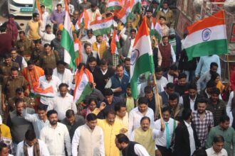 दक्षिण विस में भाजपा की एकता यात्रा