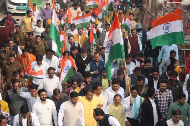 दक्षिण विस में भाजपा की एकता यात्रा