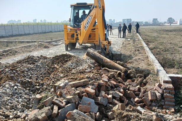 जेपी अग्रवाल की कालोनी जमीदोंज