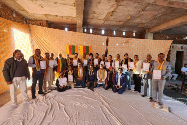 चुनाव के बाद शानदार स्वागत