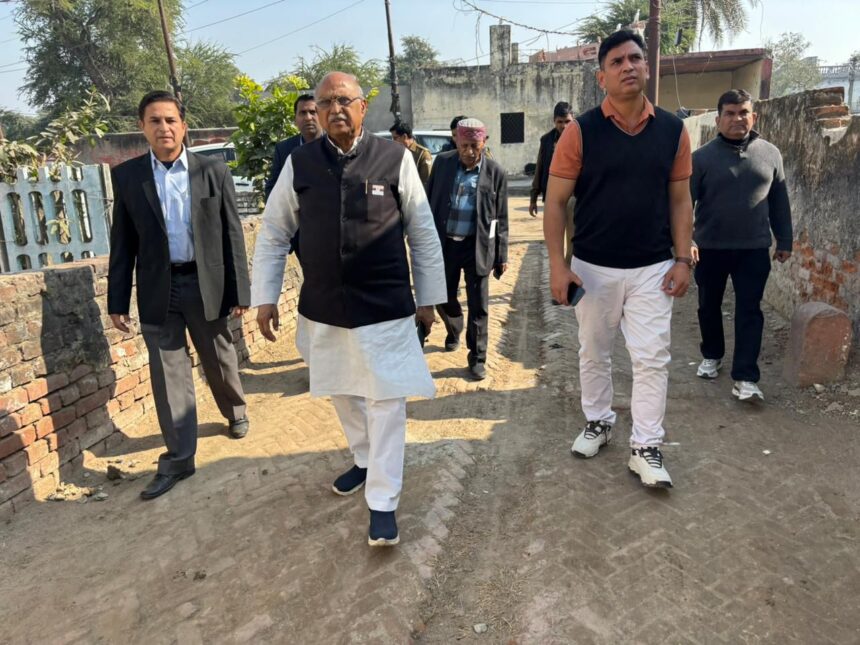 सीईओ व कैंट विधायक ने किया निरीक्षण