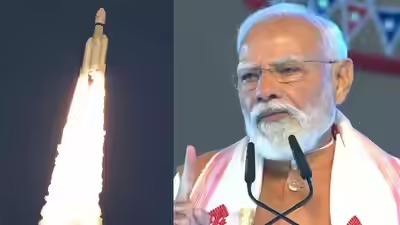 LVM3-M6 की लांचिंग