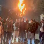 हत्या के विरोध में फूंका पुतला