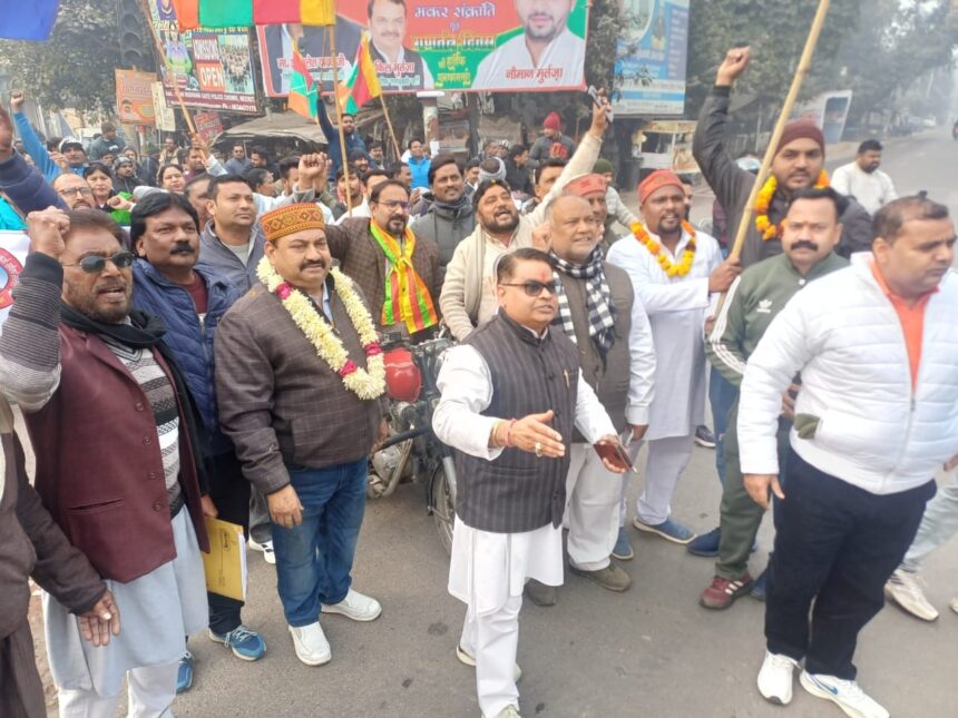 वंचित संघर्ष समिति की रैली