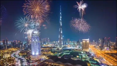 न्यू ईयर पर बुर्ज खलीफा जश्न को तैयार