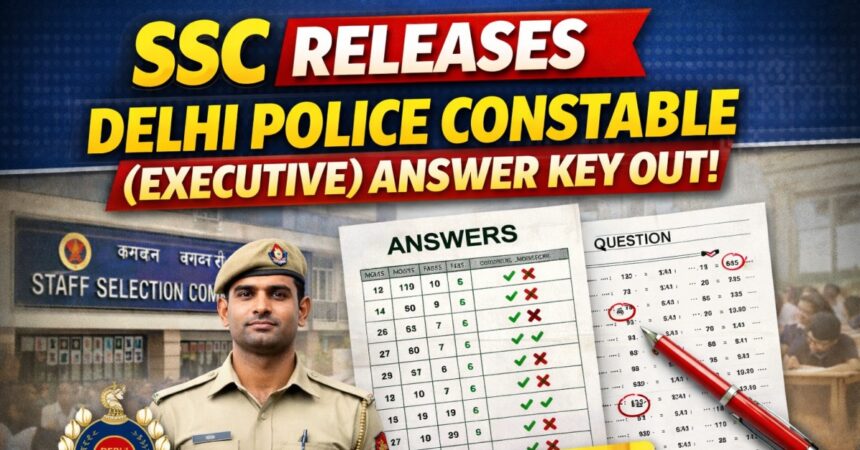 दिल्ली पुलिस में मिलेगी नौकरी आंसर की देखें