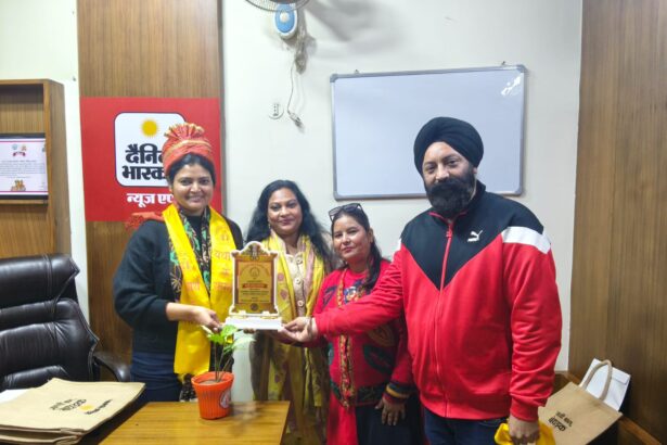 पत्रकार शालू अग्रवाल सम्मानित