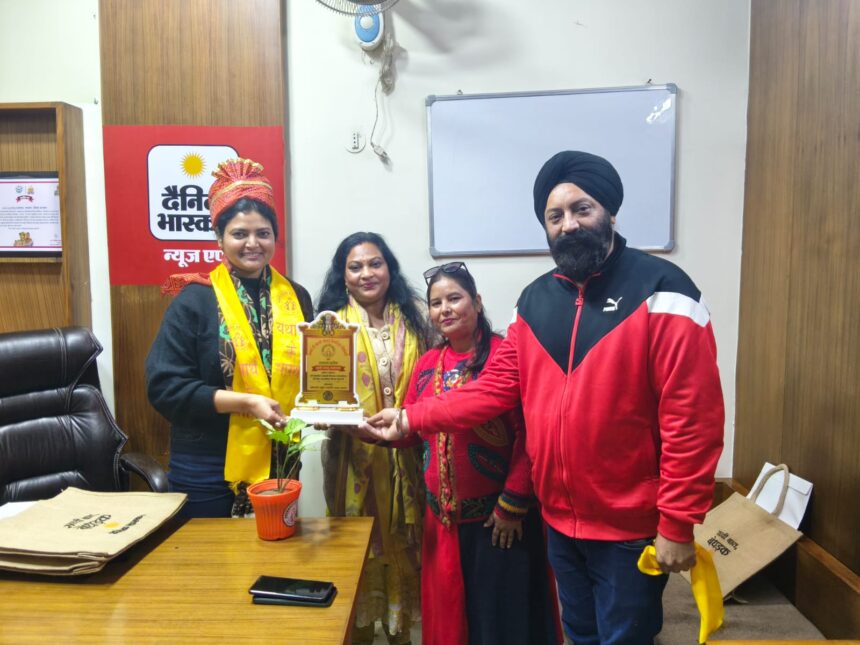 पत्रकार शालू अग्रवाल सम्मानित