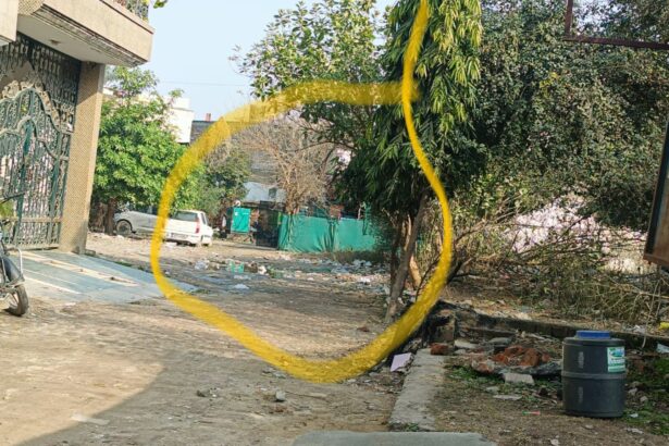 210-B में घेरी जा रही जमीन