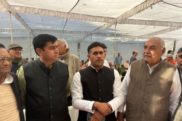 मेरठ पहुंचे भूपेन्द्र सिंह हुड्डा