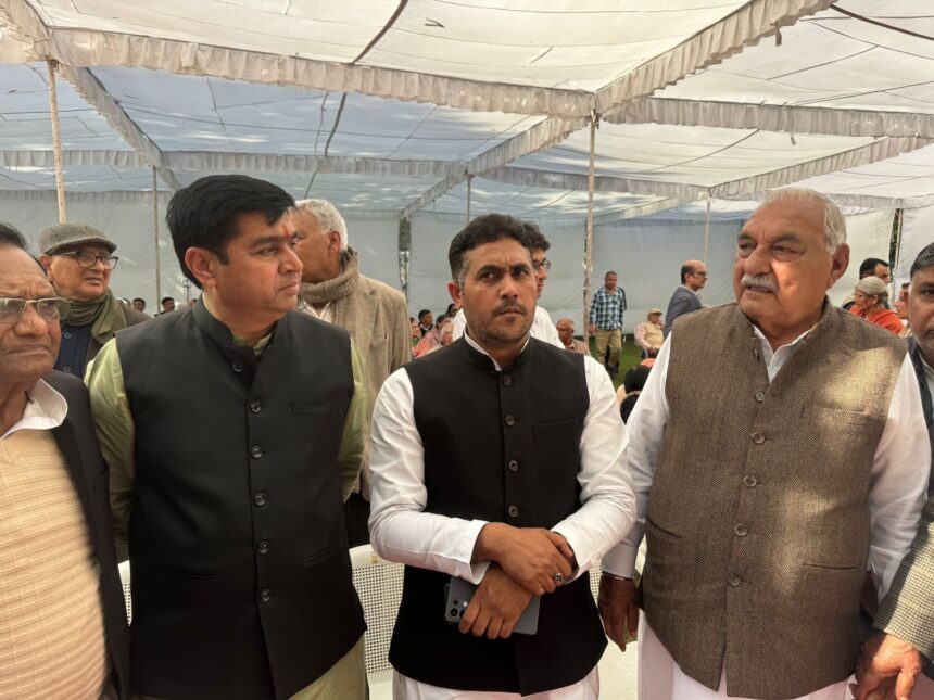 मेरठ पहुंचे भूपेन्द्र सिंह हुड्डा