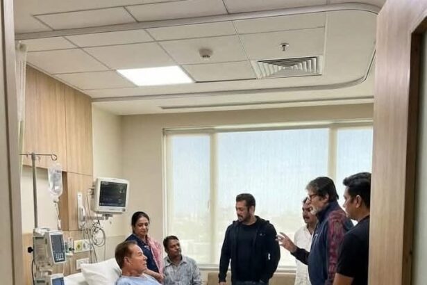 सलीम खान से मिलने पहुंचे अमिताभ