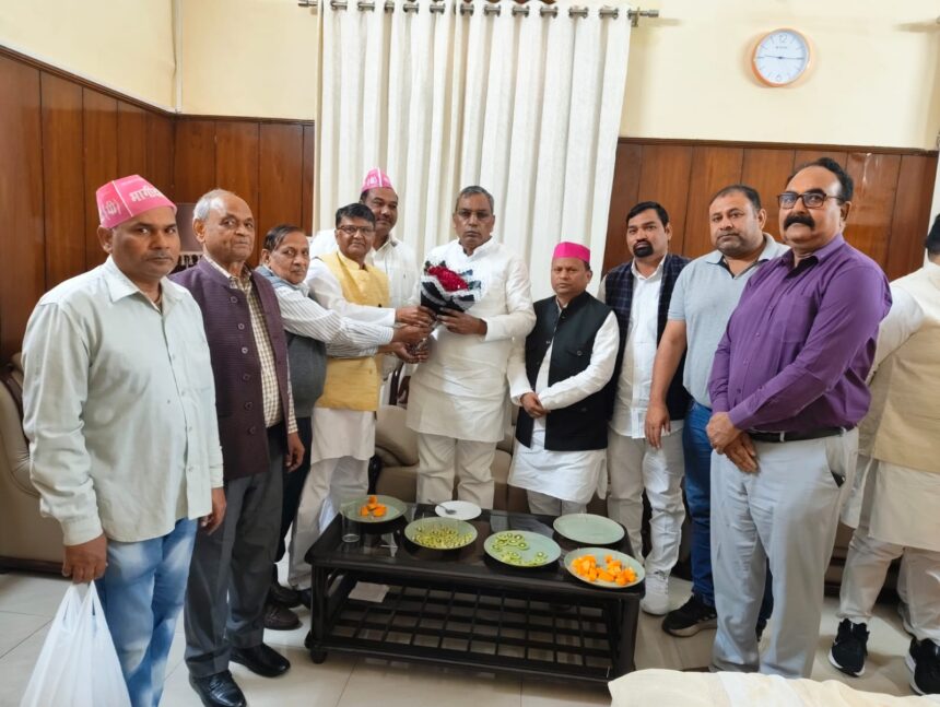 ओमप्रकाश राजभर का स्वागत