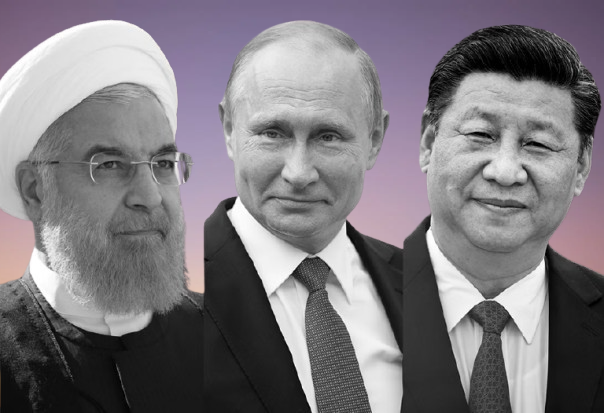 बैक डोर से रूस चीन ईरान के साथ