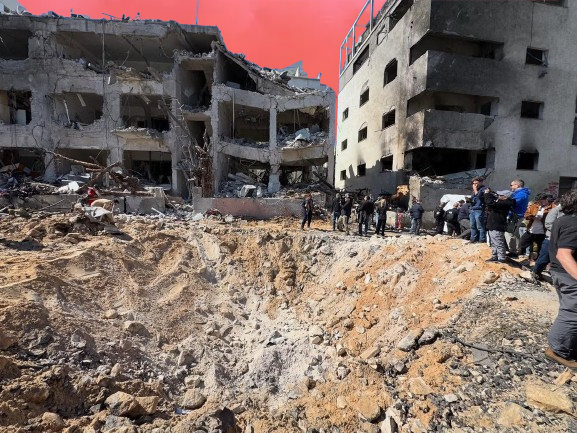 तेल अबीब मलवे में तब्दील